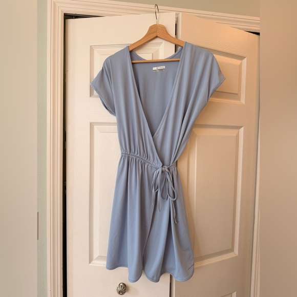 Women's Chill River blue Wrap Dress - Picture 2 of 7